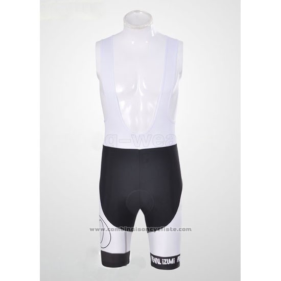2011 Maillot Cyclisme Pearl Izumi Noir et Blanc Manches Courtes et Cuissard